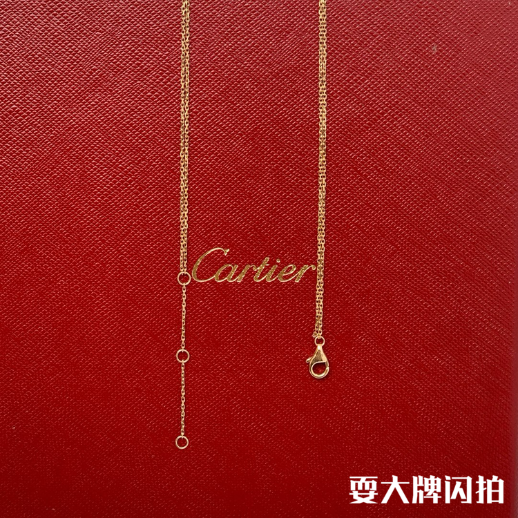 Cartier卡地亚 Trinity三色三环项链 大全套 Cartier卡地亚🔥Trinity系列三色三环 项链 上身很百搭 众多明星同款 5折左右带走 现货几K得